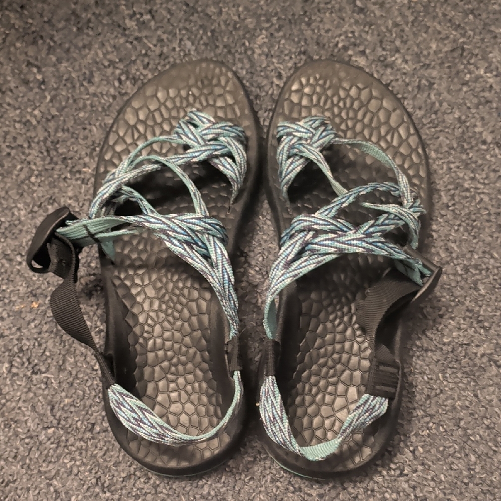 Chaco Women's Sandals in Black and Blue